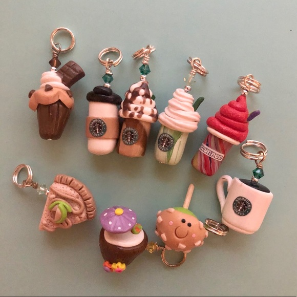 handmade Jewelry Handmade Polymer Clay Starbucks Food Kawaii Charms